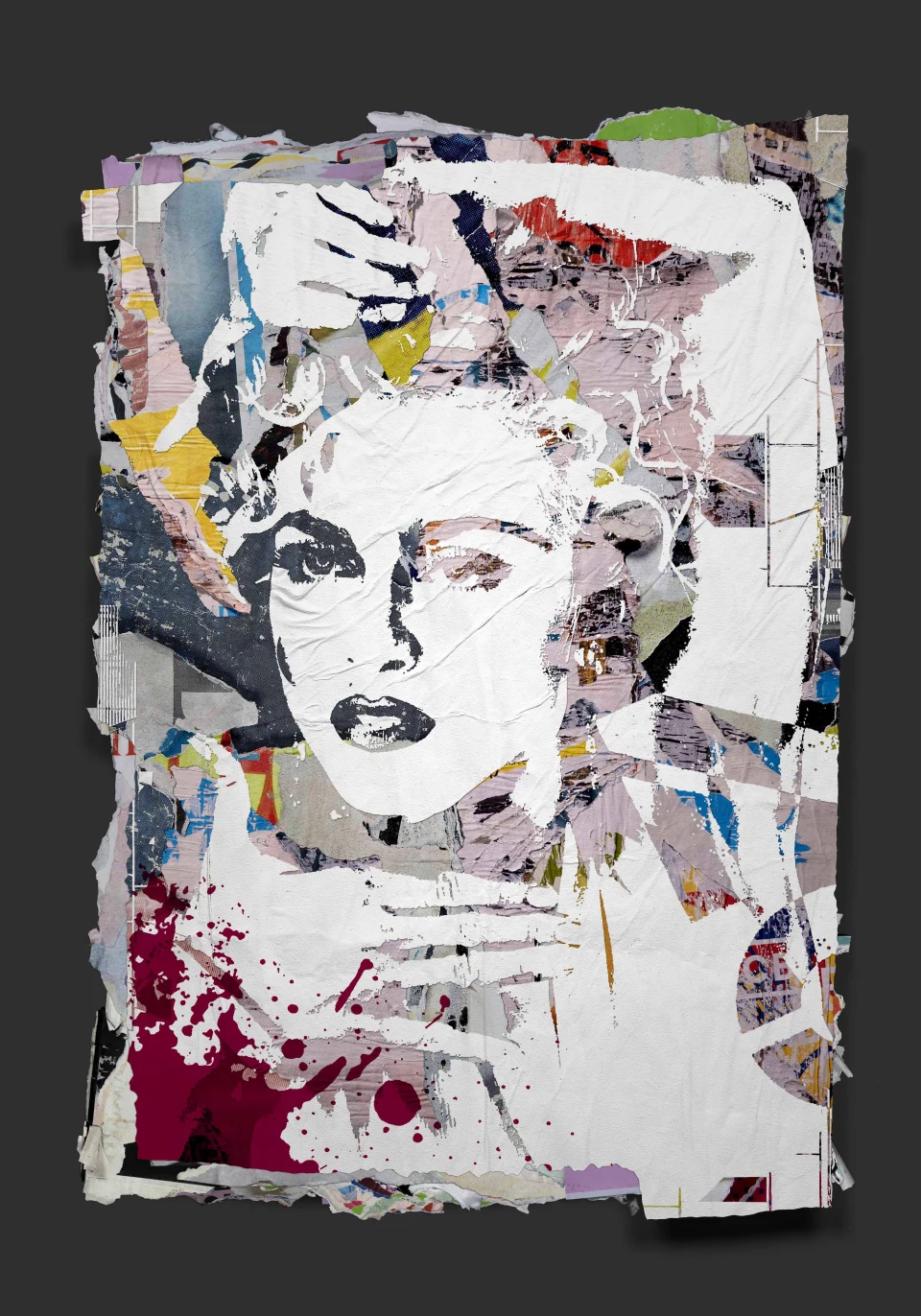 Portrait (Madonna) — Digital Art work, 2022