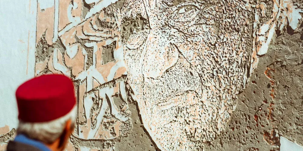Hmed Ben Yaala — Djerbahood — Walls work, 2025, Erriadh, Tunisia