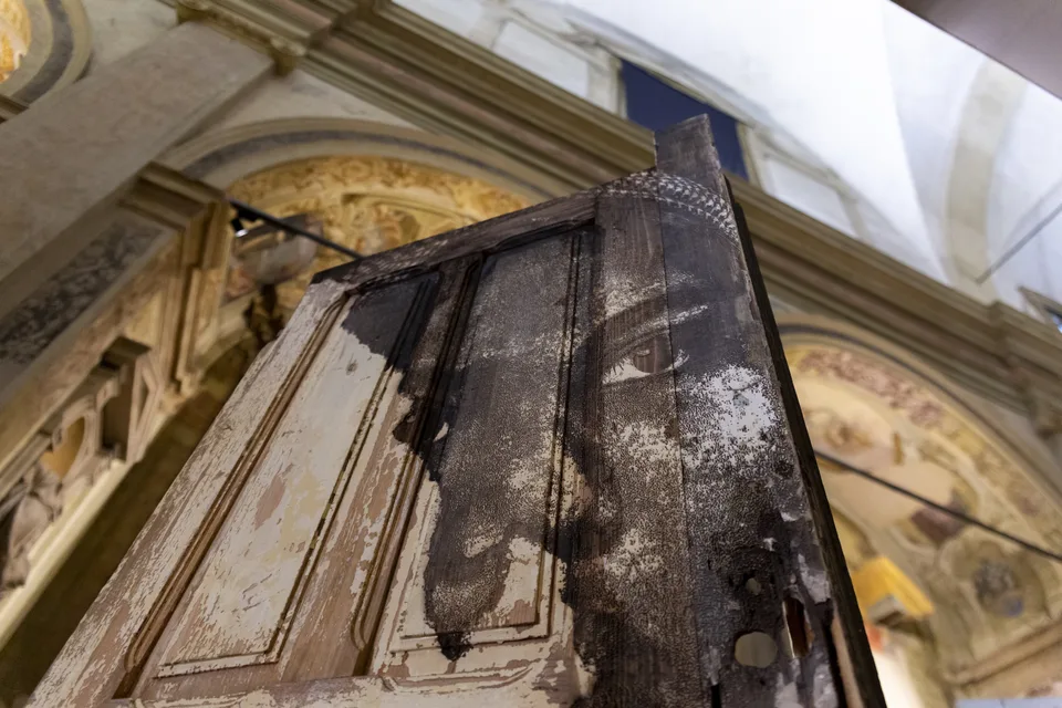 Portal — Wood work, 2021, Bologna, Italy