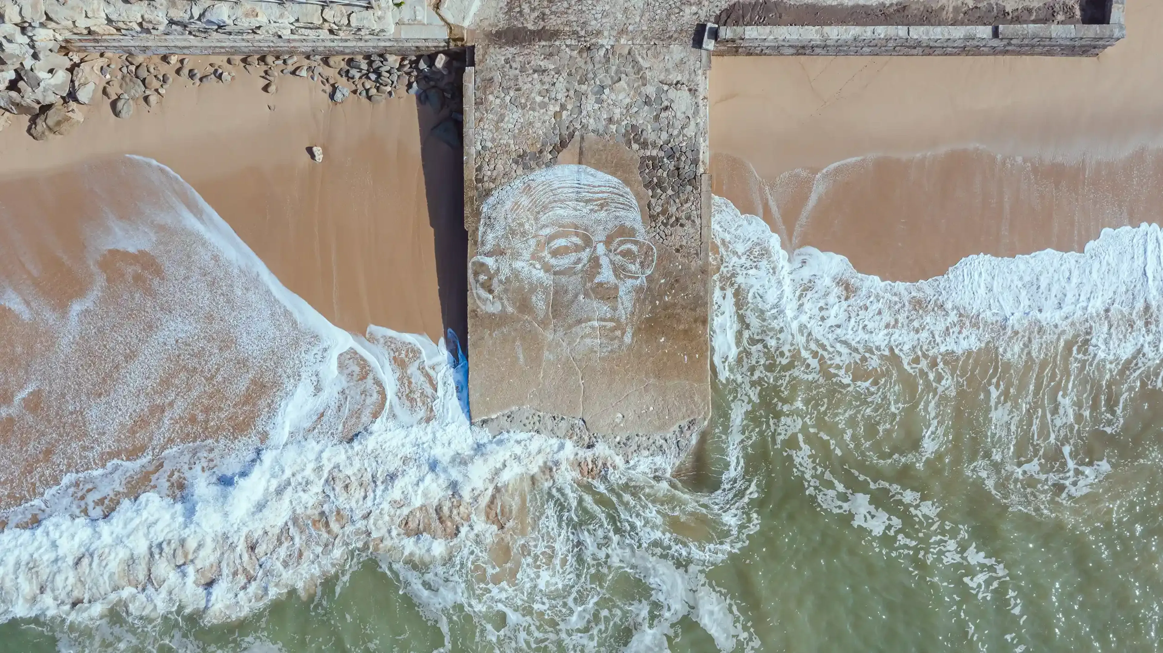 Portrait of José Saramago — Paredes, 2020, Lourinhã, Portugal