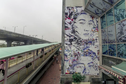 Connaught Road — Walls work, 2016, Hong Kong, Hong Kong