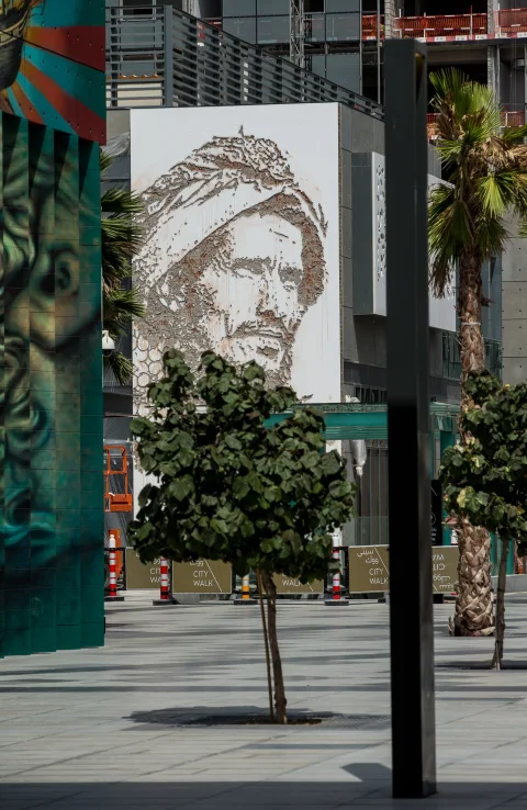Dubai Walls — Walls work, 2016, Dubai, United Arab Emirates