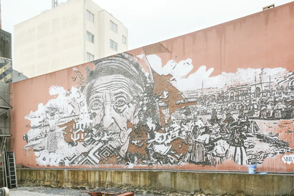 Fábrica 390 — Walls work, 2024, Matosinhos, Portugal