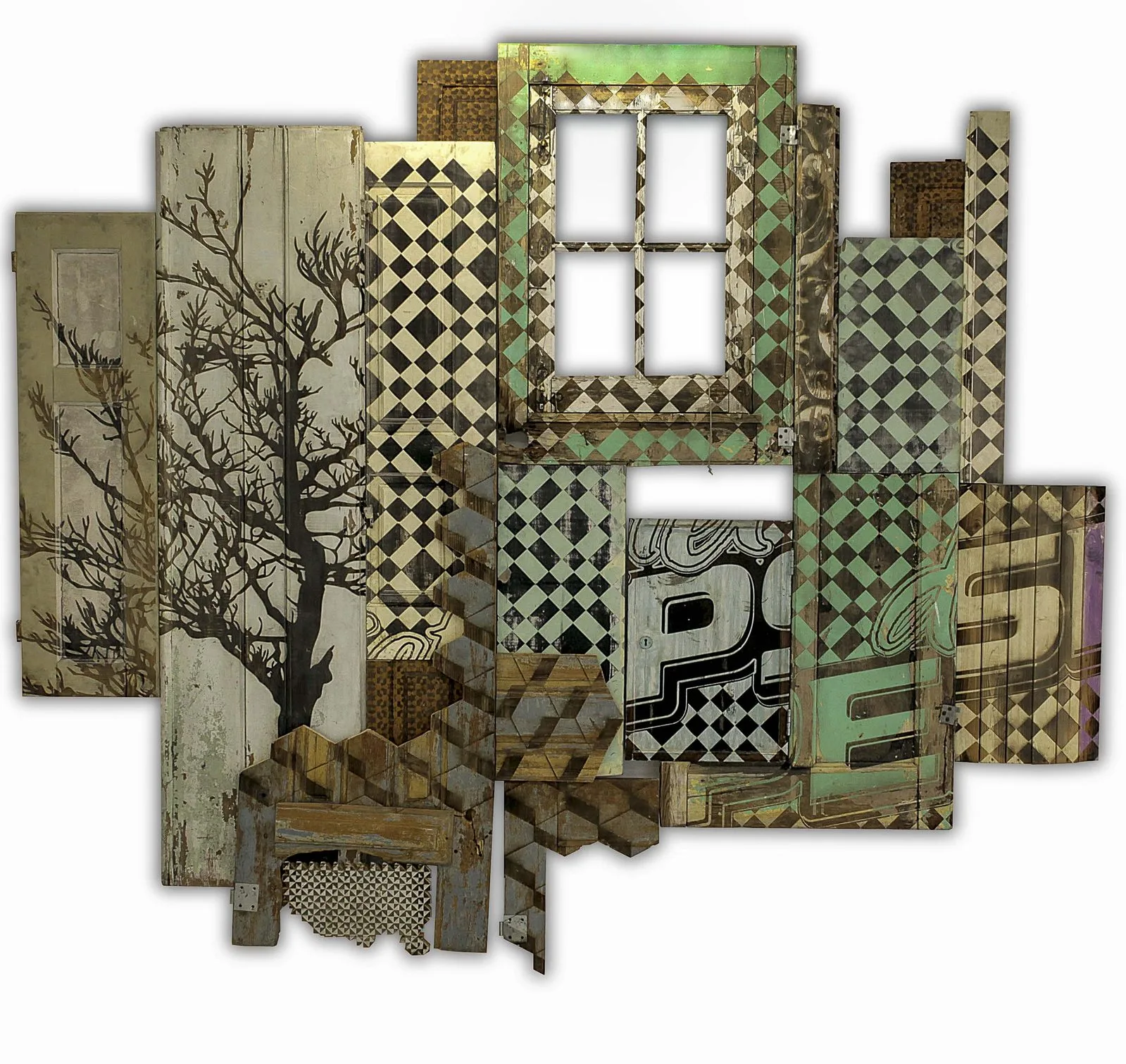 Lacerate Series #08 — Wood work, 2012