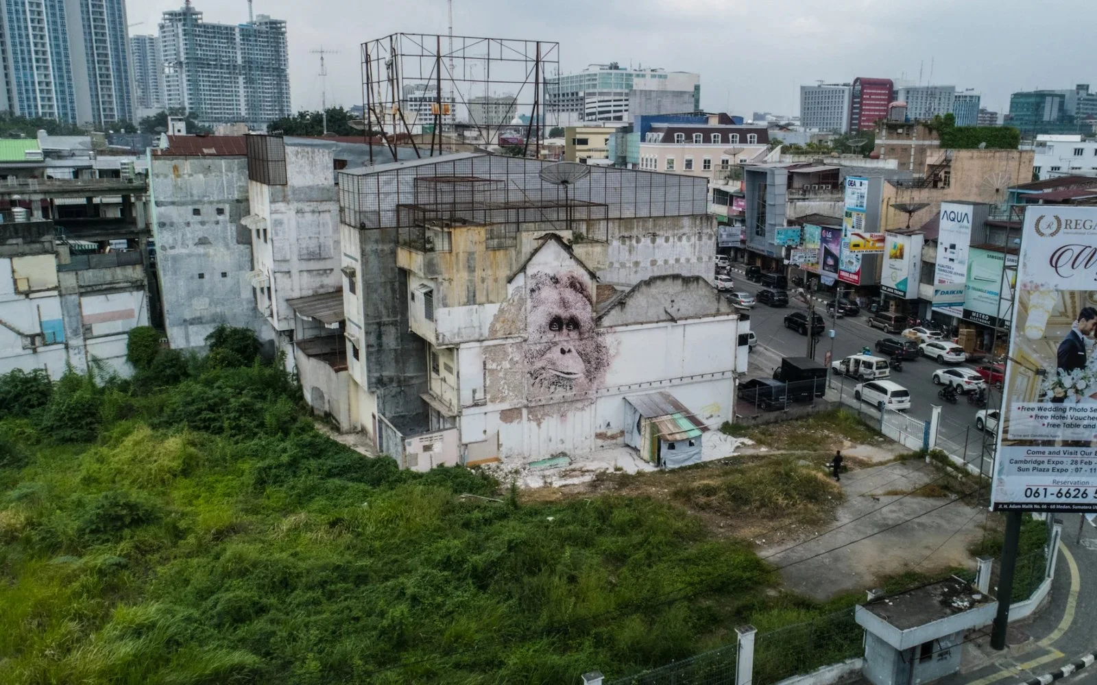 Splash and Burn — Walls work, 2018, Medan, Indonesia