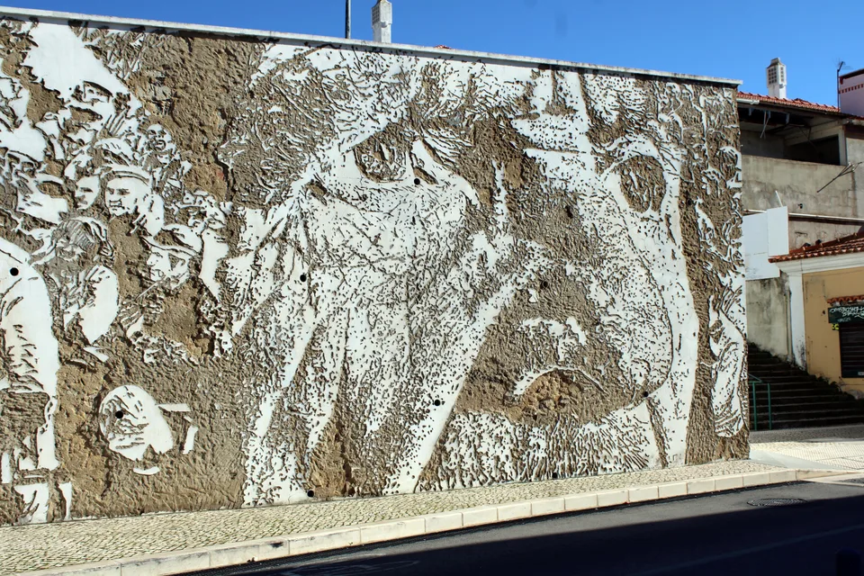 Quimiparque (The Worker) — Baía do Tejo — Walls work, 2018, Barreiro, Portugal