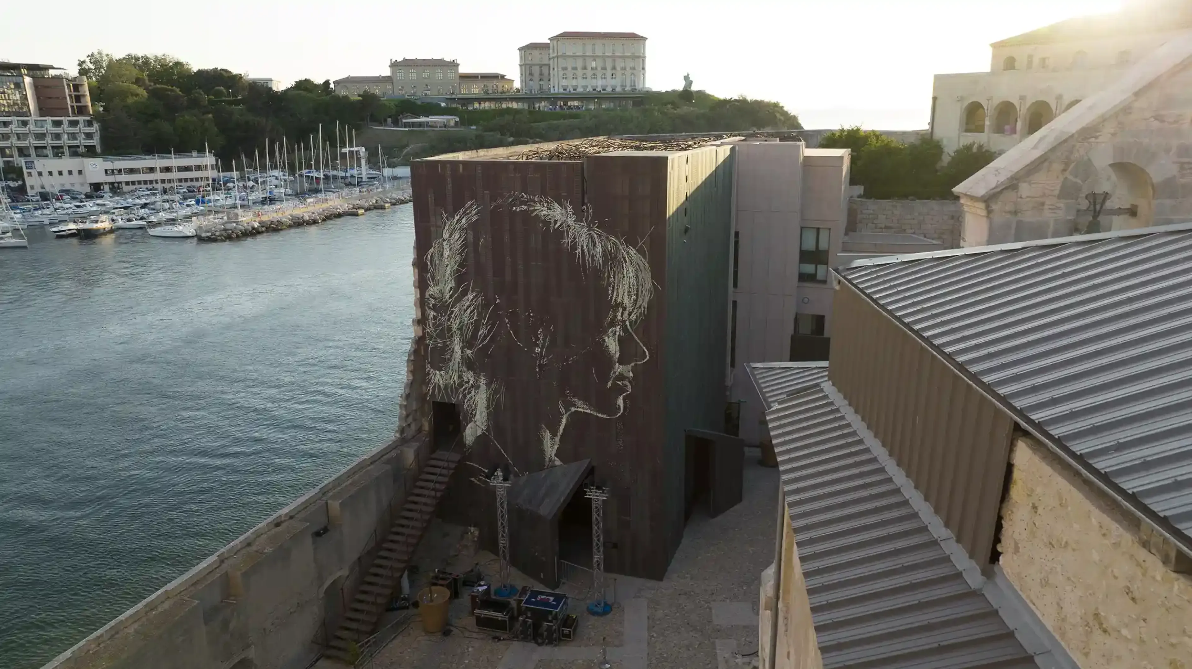 Festival Iminente, MUCEM, Marseille — Walls work, 2022, Marseille, France