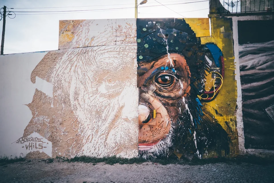 Origin (Vhils × Bordalo II, Cor de Chelas Festival) — 2024, Lisbon, Portugal