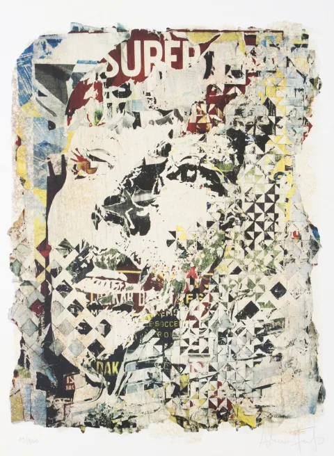 Descascando a Superfície (Morro da Providência) — Paper work, 2012