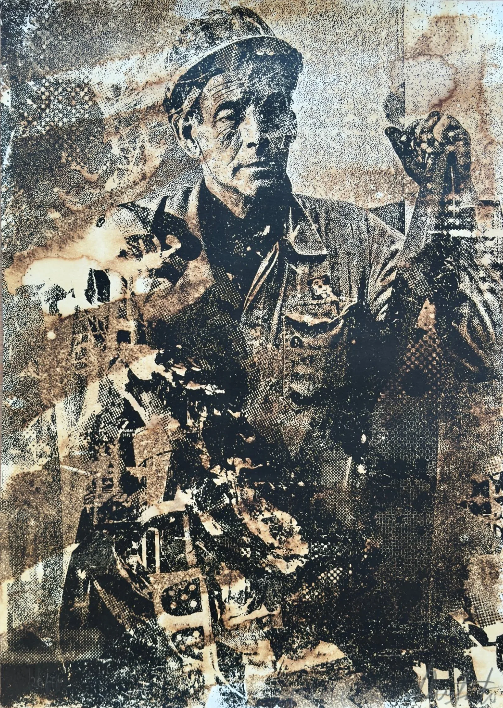 Calçada (Lisbon Worker) — Paper work, 2015