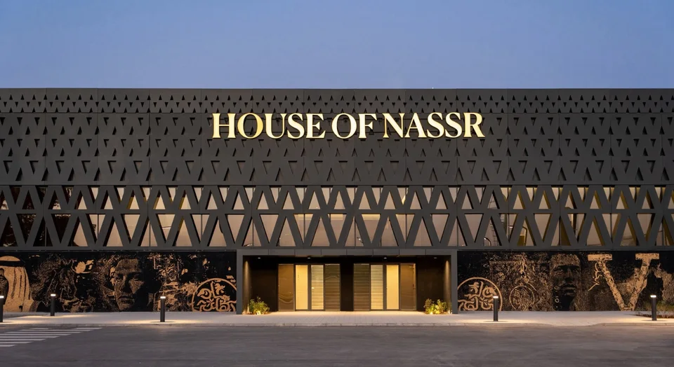 House of Nassr — Riyadh (Cristiano Ronaldo & Al Nassr FC) — Walls work, 2025, Riyadh, Saudi Arabia