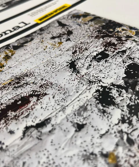 Le monde selon Vhils — Courrier International Special Edition — Paper work, 2026, Paris, France