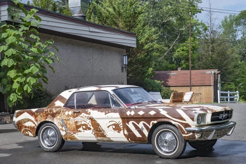 Untitled (Carved Mustang) — Private Commission — Sculptures work, 2022
